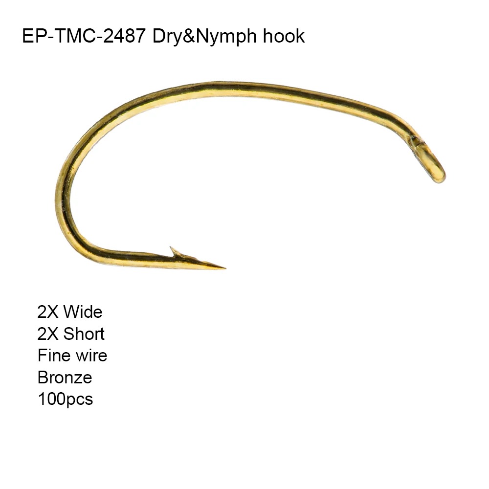 Fishing Hook Barbless - Eupheng 100 szt. EP-TMC2487 Haczyki do