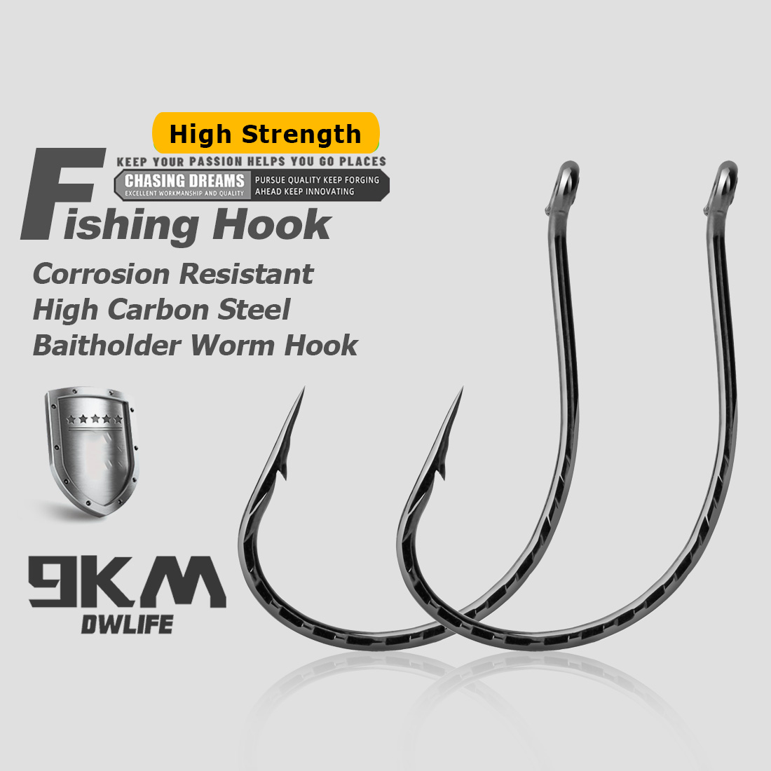 Fishing Hook Barbless - Drop Shot Hook Bass Fishing Hooks