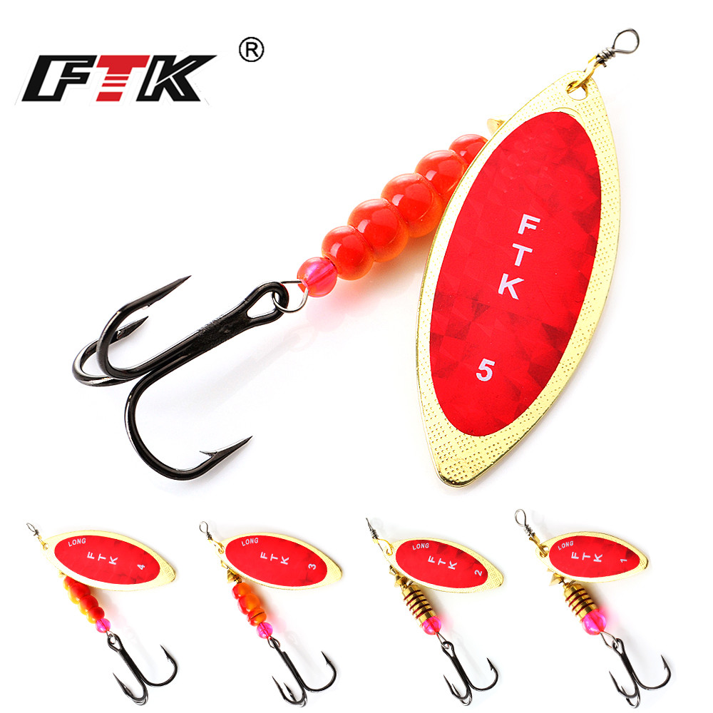 Fishing Hook Treble - FTK Spinner Bait 4G/7G/12G/18G/30G przynęty łyżkowe