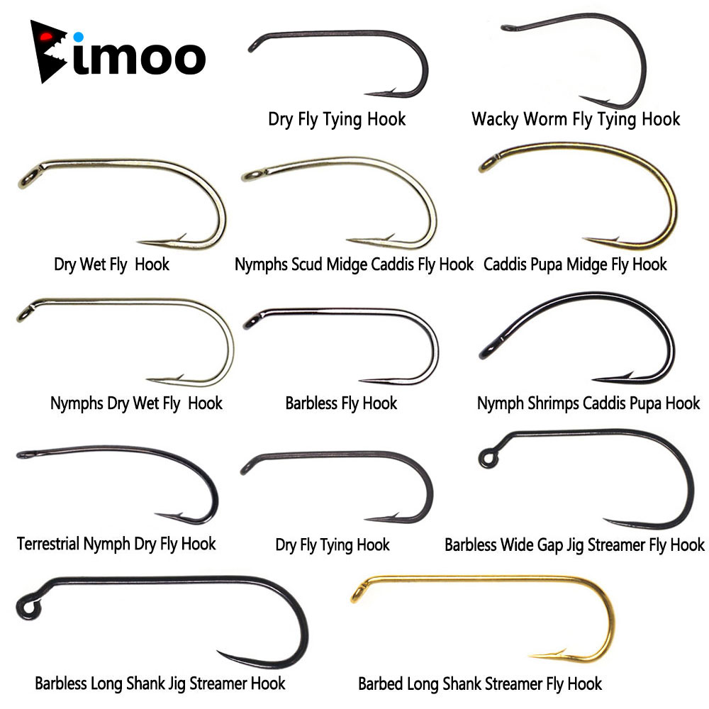 Fishing Hook Barbless - Bimoo 100 szt. 1 # ~22