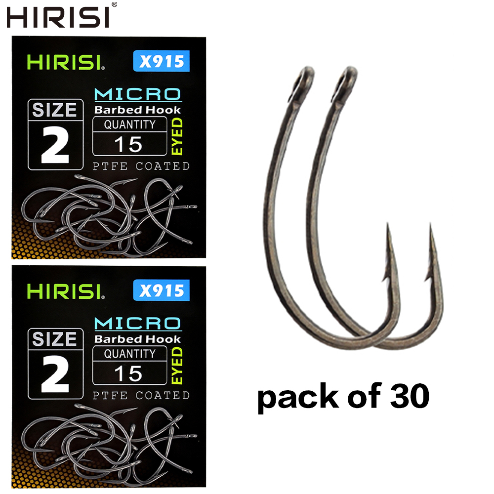 Hirisi 30x haczyki na karpia z – Fishing Hook Barbless recenzja i cena