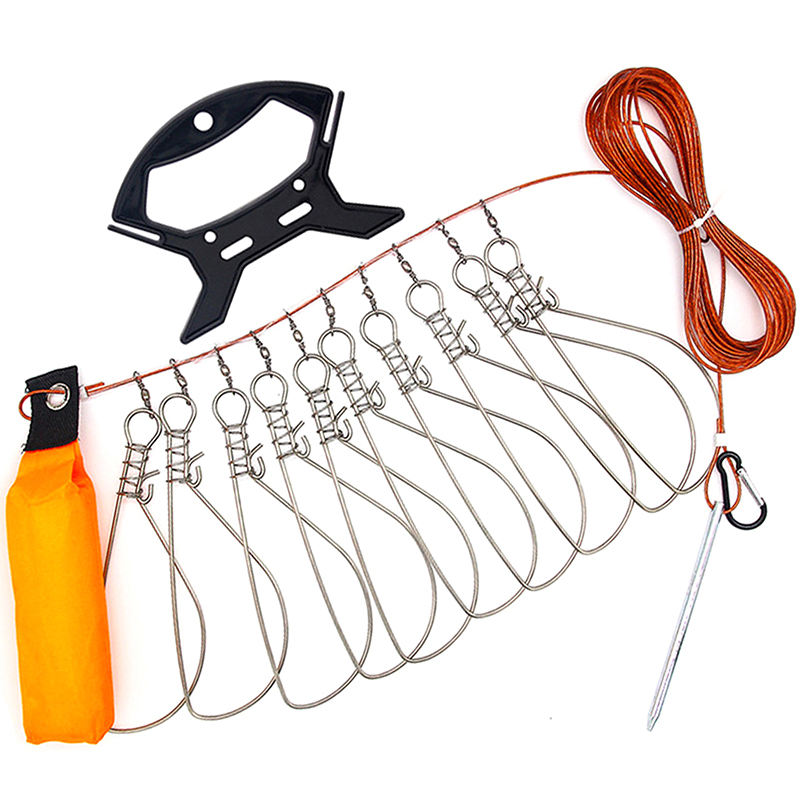 Nowy【Stalowy zaczep blokujący  – Fishing Hook Stainless Steel recenzja i cena