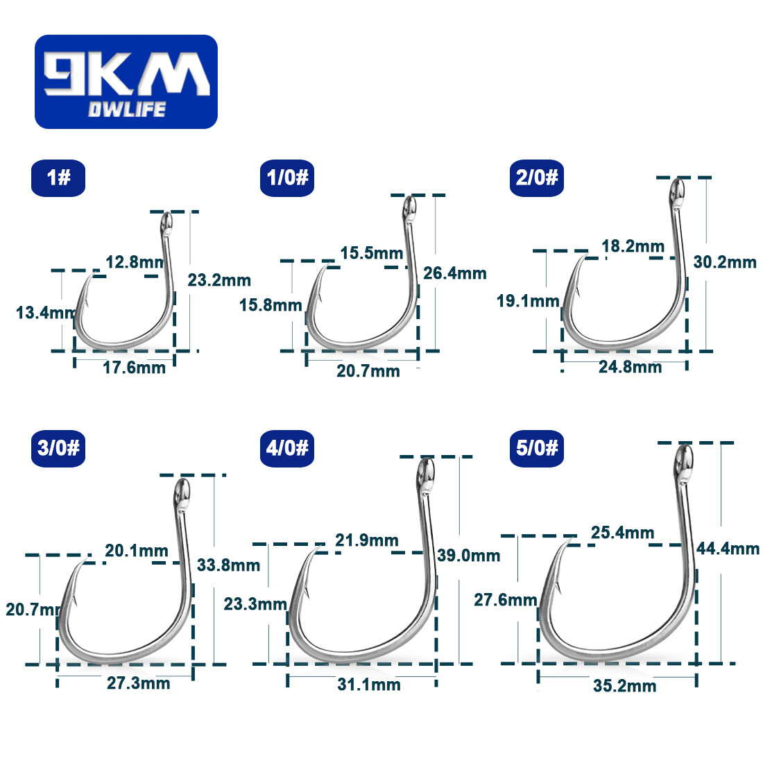9KM Haki wędkarskie Haki do pr – Fishing Hook Barbless recenzja i cena