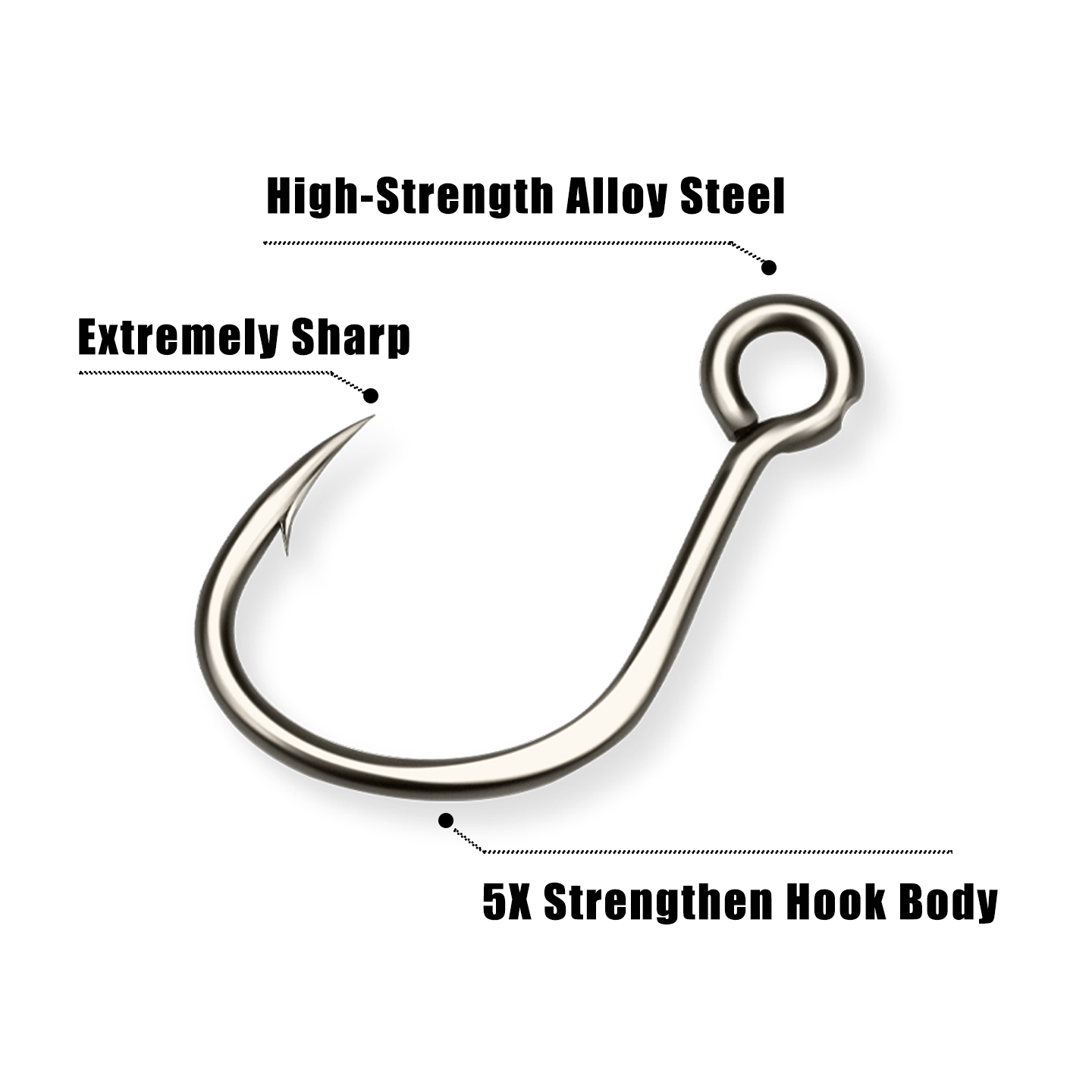 OUTKIT Nowe 10 szt. Haczyki wę – Fishing Hook Assortment recenzja i cena