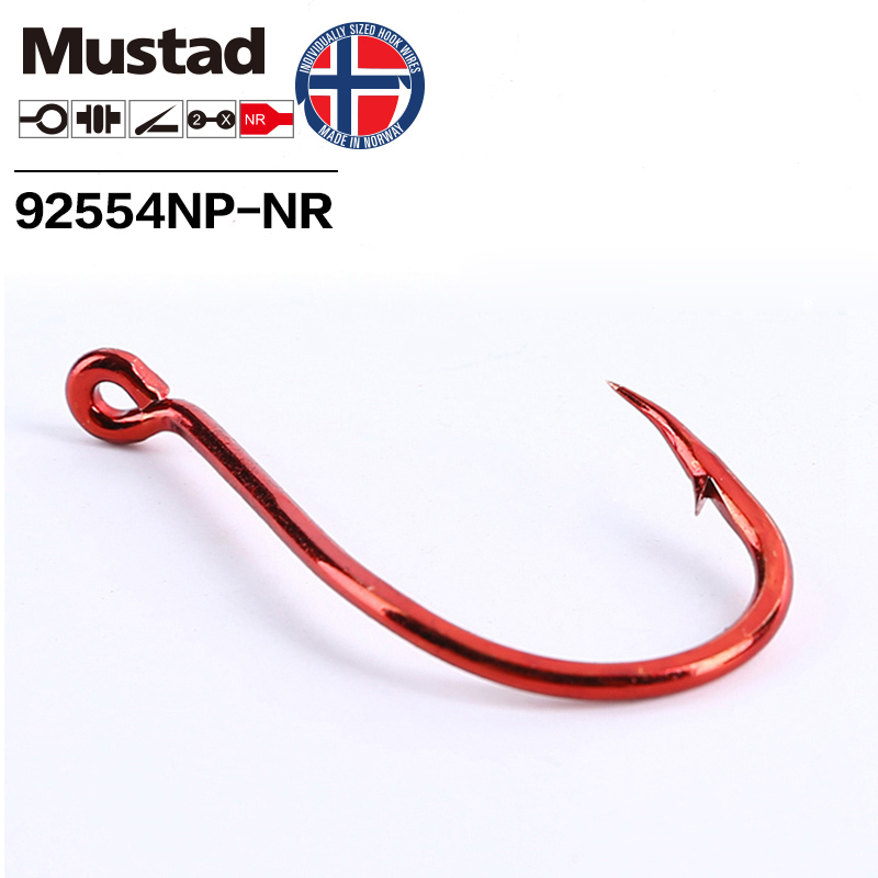 Mustad Big Red 2X SUICIDE Ultr – Fishing Hook Barbless recenzja i cena