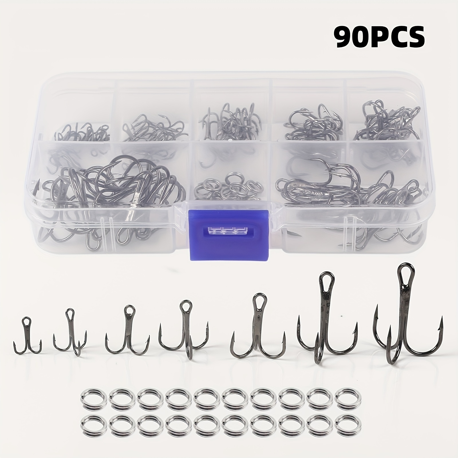 90 sztuk/zestaw Zestaw haczykó – Fishing Hook Assortment recenzja i cena