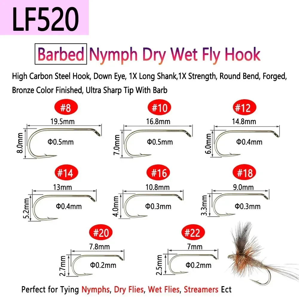 Bimoo 100 szt. 1 # ~22 #   Hac – Fishing Hook Barbless recenzja i cena