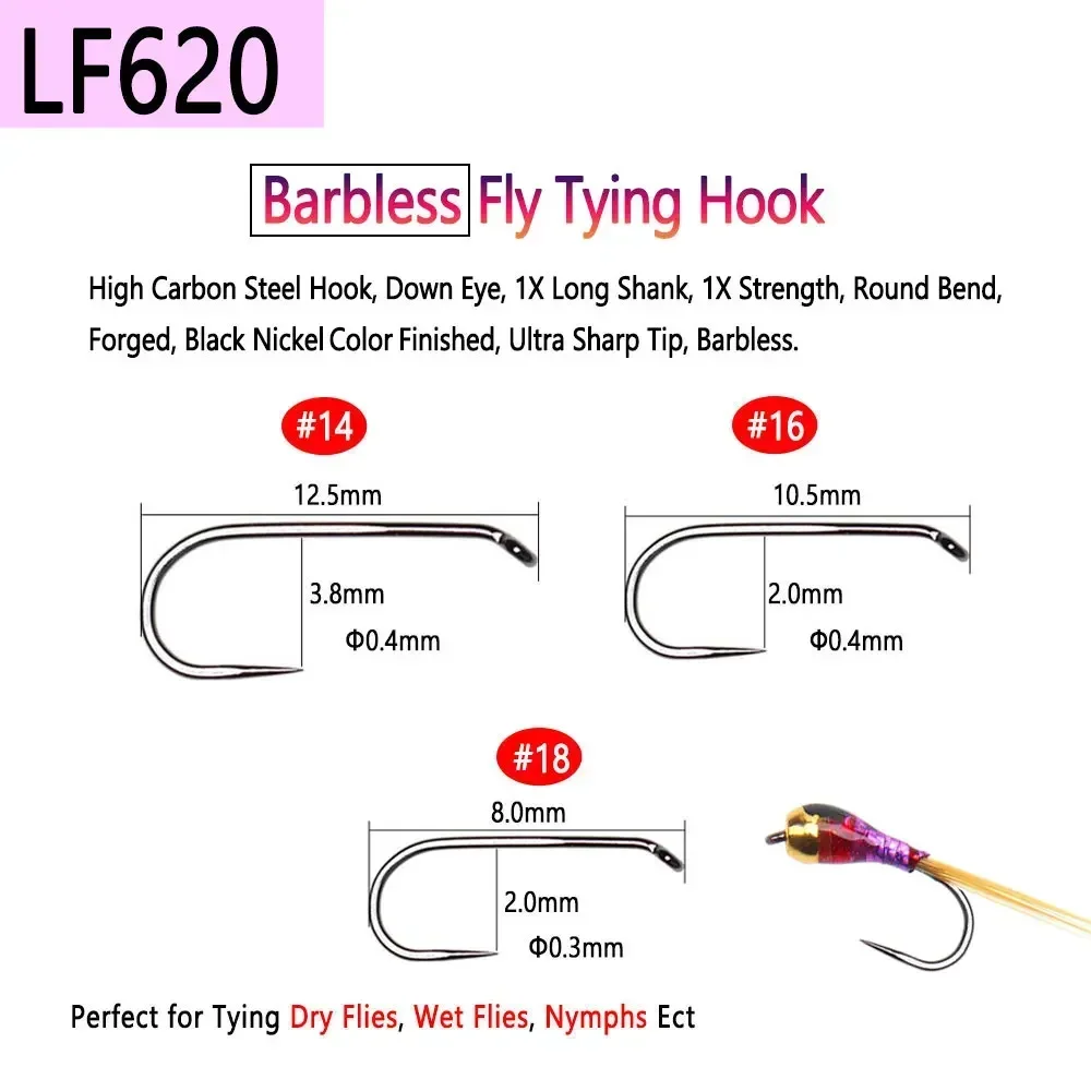 Bimoo 100 szt. 1 # ~22 #   Hac – Fishing Hook Barbless recenzja i cena