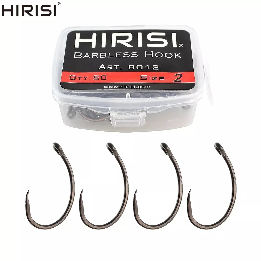 Hirisi 50 szt. haczyków bez za – Fishing Hook Barbless recenzja i cena