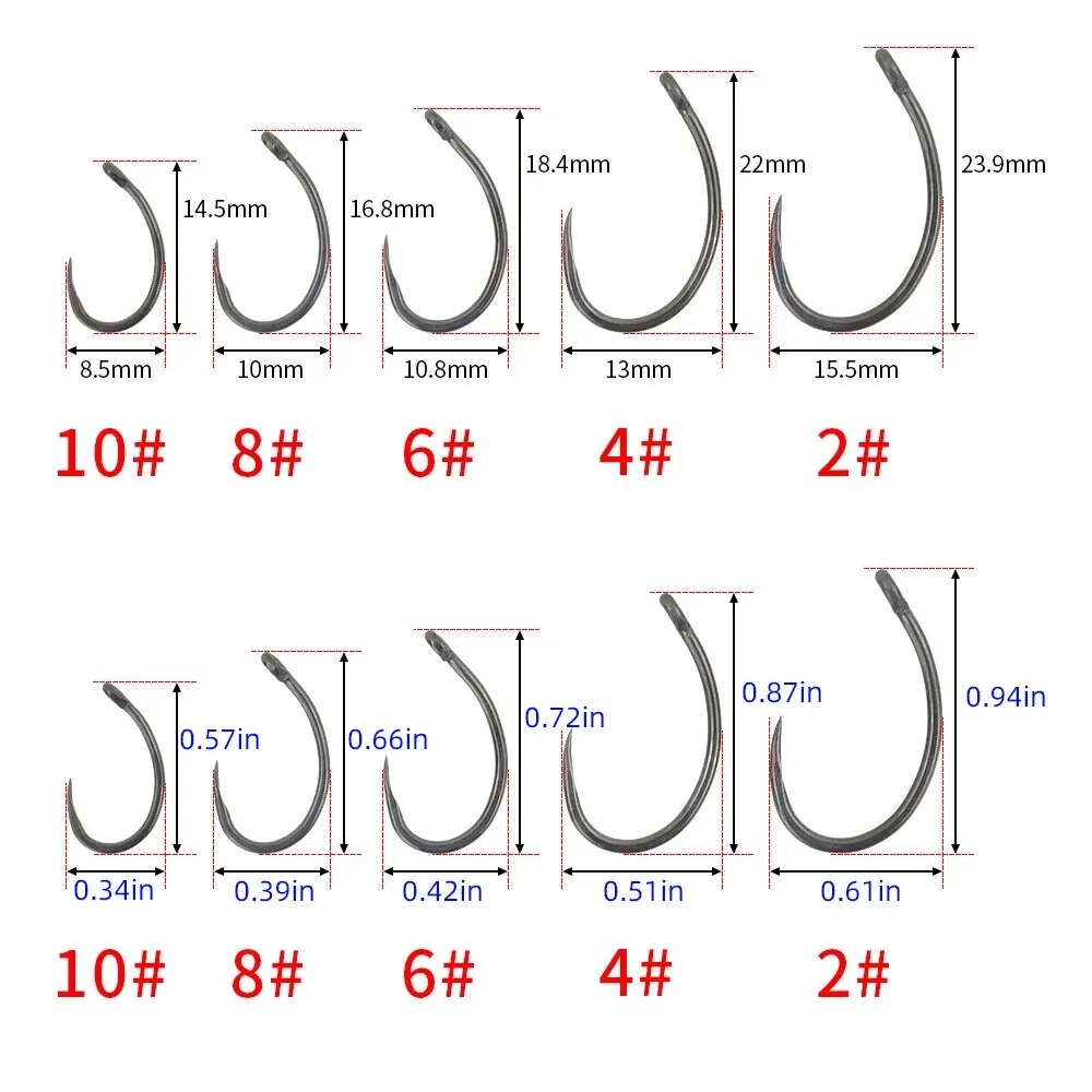 Hirisi 50 szt. haczyków bez za – Fishing Hook Barbless recenzja i cena